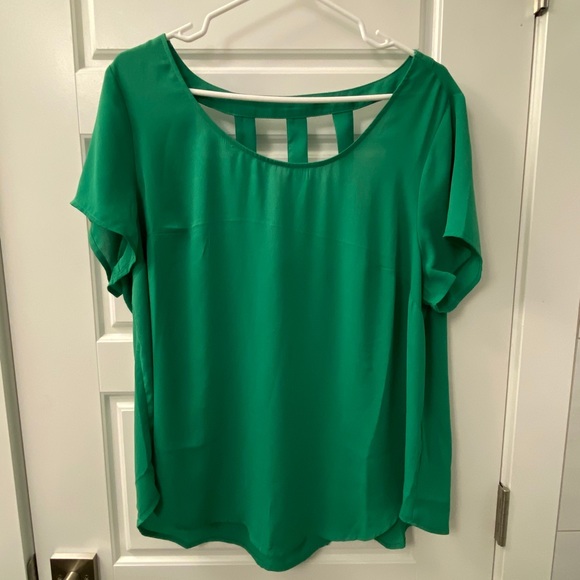 Green torrid blouse - Picture 2 of 3